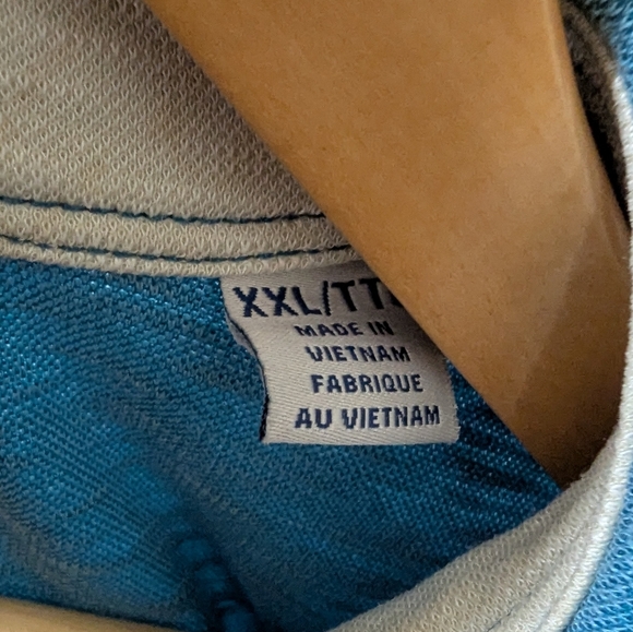 Tommy Bahama Palmetto Paradise Polo Shirt - Voyager Blue Size XXL N - Picture 5 of 6